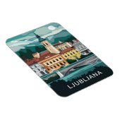 Ljubljana, Slowenien  Magnet (Rechte Seite)