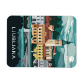 Ljubljana, Slowenien  Magnet (Horizontal)