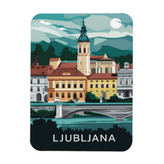 Ljubljana, Slowenien  Magnet