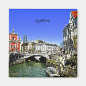 Ljubljana, Slowenien Magnet (Vorne)