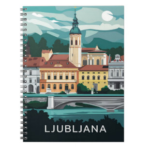 Ljubljana, Slowenien Notizblock