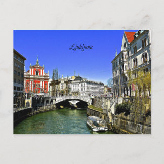 Ljubljana, Slowenien Postkarte