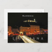 Ljubljana, Slowenien Postkarte (Vorne/Hinten)