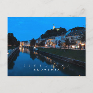 Ljubljana, Slowenien Postkarte