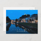 Ljubljana, Slowenien Postkarte (Vorne/Hinten)