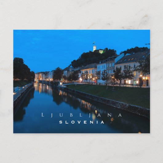 Ljubljana, Slowenien Postkarte (Vorderseite)
