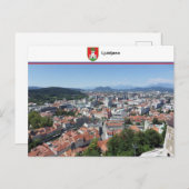 Ljubljana - Slowenien Postkarte (Vorne/Hinten)