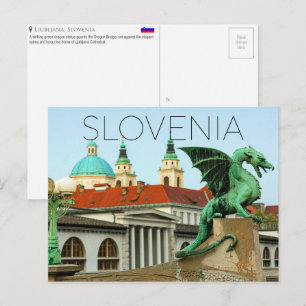 Ljubljana, Slowenien Reise-Postkarte Postkarte