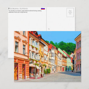 Ljubljana, Slowenien Reise-Postkarte Postkarte