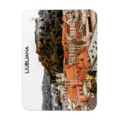 Ljubljana Slowenien Stadt Aussicht Magnet (Vertikal)
