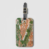 Ljubljana von oben gepäckanhänger (Vorderseite Vertikal)