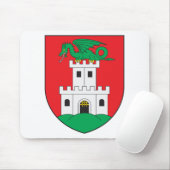 Ljubljana-Wappen Mousepad (Mit Mouse)