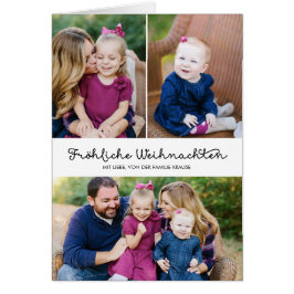 Ljudruß Handschrift Weihnachtsgruß