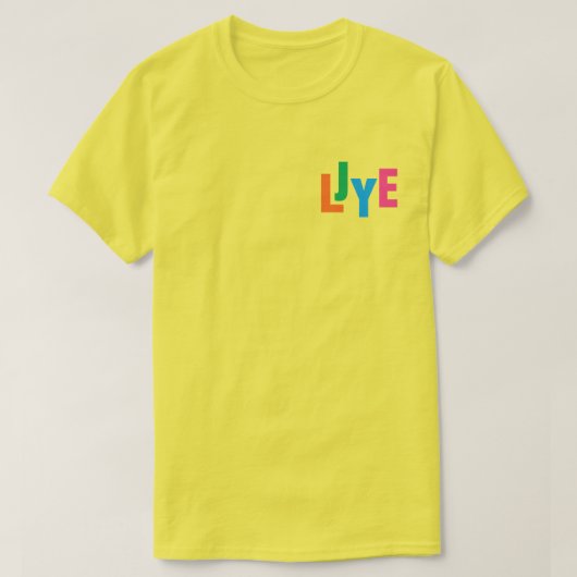 LJYE 2-seitiges T-Shirt (Design vorne)