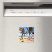 LK008 NEGOMBO BEACH, Sri Lanka, Asien, Kühlschrank Magnet (In Situ (Geschirrspüler))