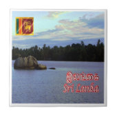 LK011 Bentota Fluss DHARGA Sri Lanka Asien, Fliese (Vorderseite)