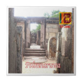 LK020 TEMPLE Polonnaruwa, Sri Lanka, Asien, Fliese (Vorderseite)