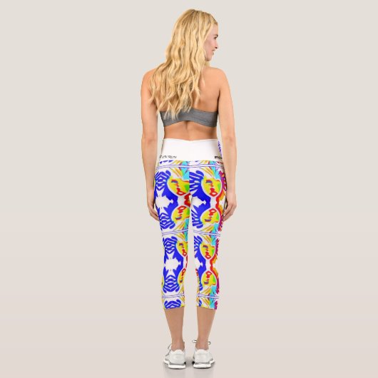 LK Active - Ephesians 6:14 Logo gepackt Capri Pant (Rückseite)