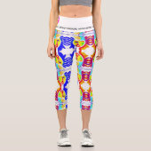 LK Active - Ephesians 6:14 Logo gepackt Capri Pant Leggings (Vorderseite)