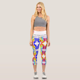 LK Active - Ephesians 6:14 Logo gepackt Capri Pant Leggings