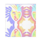 LK Logo Notepad - Schreiben Sie Bold, Dream Bigger Notizblock (Vorderseite)