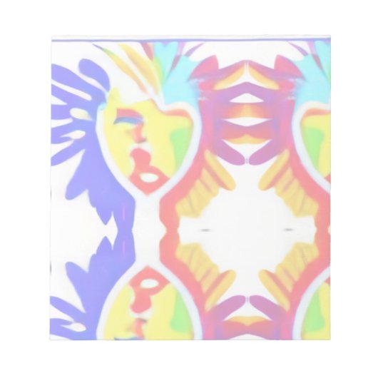 LK Logo Notepad - Schreiben Sie Bold, Dream Bigger Notizblock (Vorderseite)