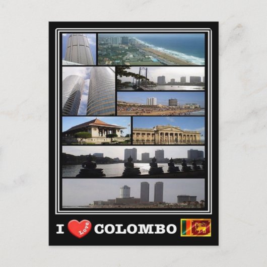 LK Sri Lanka - Colombo - Postkarte (Vorderseite)