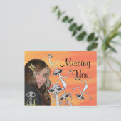 LK und ihre Alien Freunde Vermisste Postkarte (Stehend Vorderseite)