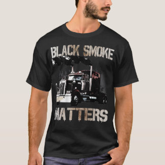 LKW-Anhänger 18 Radausbau auf der Rückseite T-Shirt