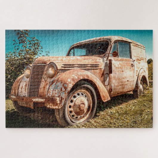 LKW auf dem Feld Puzzle (Horizontal)