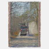 Lkw auf einer Landstraße Decke (Vorderseite Vertikal)