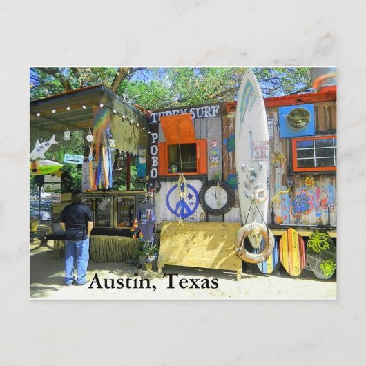 LKW, Austin Texas Postkarte (Vorderseite)
