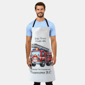 LKW bei Sonnenuntergang Schürze (Getragen)