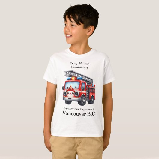 LKW bei Sonnenuntergang T-Shirt (Vorne ganz)