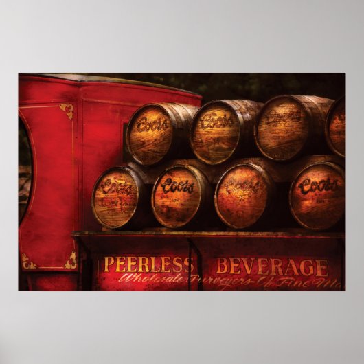 LKW - Bier-LKW Poster (Vorne)