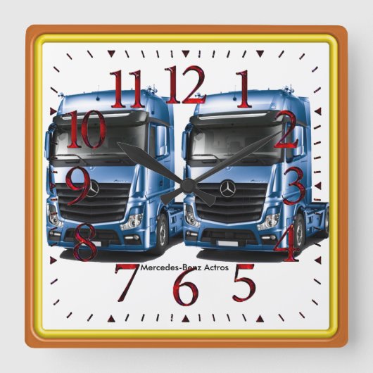 Lkw-Bild für große, breite Uhr (Vorderseite)