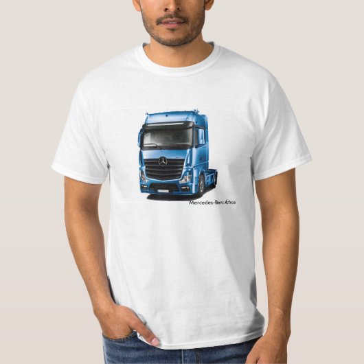 Lkw-Bild für Männer-T - Shirt-Weiß T-Shirt (Vorderseite)
