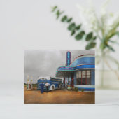 Lkw - Bus - Halbweg dorthin 1938 Postkarte (Stehend Vorderseite)