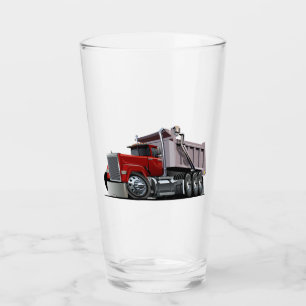 LKW-Cartoon Glas