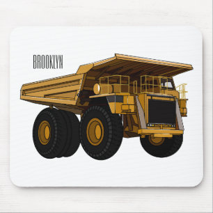 LKW-Cartoon-Illustration Mousepad