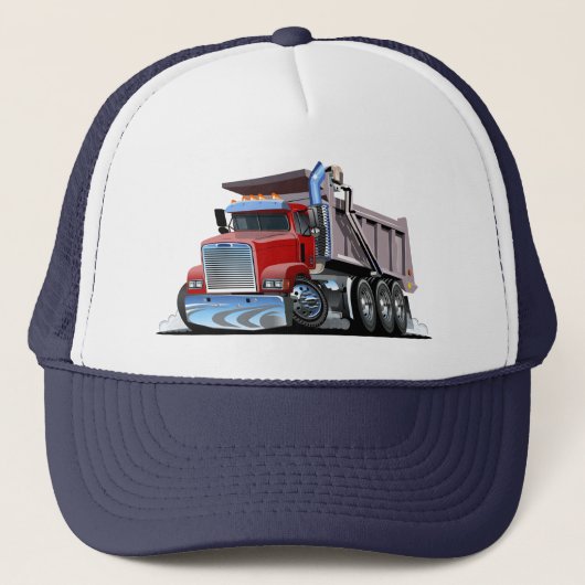 LKW-Cartoon Truckerkappe (Vorderseite)
