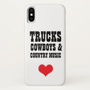 LKW-Cowboys u. Countrymusik iPhone X Fall Case-Mate iPhone Hülle