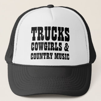 LKW-Cowgirls und Countrymusik Truckerkappe