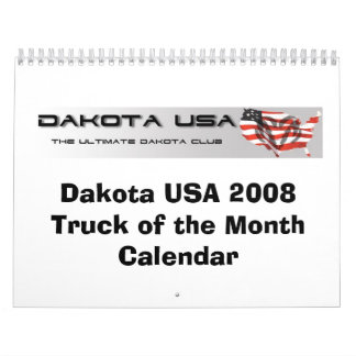 LKW Dakotas USA 2008 des Monats-Kalenders Kalender