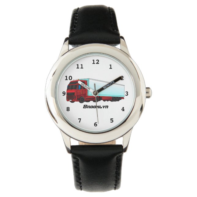 LKW-Darstellung Armbanduhr (Vorderseite)