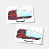 LKW-Darstellung Ausweis (Vorder- & Rückseite)