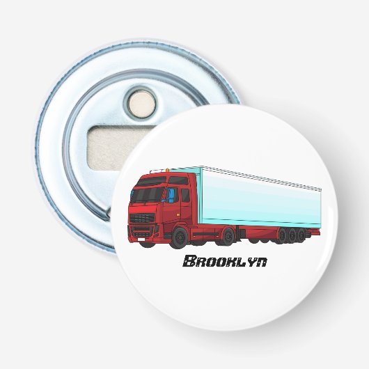 LKW-Darstellung Flaschenöffner (Vorderseite)