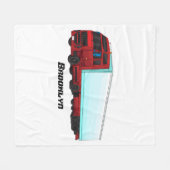 LKW-Darstellung Fleecedecke (Vorderseite (Horizontal))