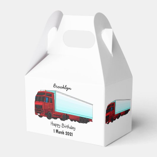 LKW-Darstellung Geschenkschachtel (Vorderseite)