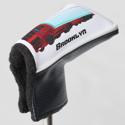 LKW-Darstellung Golf Headcover (3/4 Vorderseite)